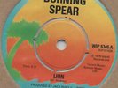 BURNING SPEAR   LION ** 1976 ISLAND 45