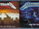 2 x Metallica - Master Of Puppets 2 LP / Ride The Lightning 2 LP