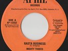 RARE ROOTS REGGAE - Mighty Threes - Rasta Business / Sata 45 - APRIL - NM