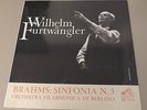 WILHELM .FURTWANGLER BRAHMS SINF. N.3 QALP ORIGINAL  ITA LP PRESS