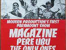 MAGAZINE / PERE UBU / ONLY ONES - POSTER seattle 1980 flyer PUNK dead boys KBD