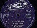 Neville Brown & John Wayne - The Right Time UK orig 12