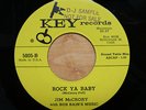 JIM McCRORY ROCKABILLY KEY 5805 ROCK YA BABY/REPORT CARD TIME INSTRO OG Promo M-