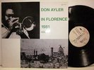 DON AYLER FLORENCE 1981 VOL3  FREE JAZZ (FREE SHIPPING)