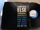 CANNONBALL ADDERLEY - somethin' else - BLUE NOTE 1595 - RVG - EAR - NEW YORK