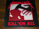 METALLICA KILL EM' ALL MEGAFORCE RECORDS RARE 1ST PRESSING VG+ GREAT METAL GIANT