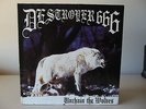 Destroyer 666 Unchain The Wolves Orig 1997 Blue Vinyl Merciless Records Oz metal