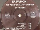 CY TIMMONS-THE WORLD'S GREATEST UNKNOWN LP RARE70'S PSYCH FOLK-PRIVATE PRESS
