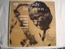 CLIFFORD BROWN & MAX ROACH-STUDY IN BROWN-DG DRUMMER LABEL  - ORIG- BLUE PRINT
