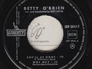 Betty O'BRIEN * She'll Be gone * 6T's NORTHERN SOUL POPCORN EP * Hear