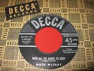 NOS NM RARE COUNTRY 45 MACK MCCRAY - ROCK ALL THE BABIES TO SLEEP - DECCA 46354