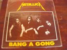 RARE METALLICA Bang A Gong LP  YELLOW VINYL  FREE P&P WORLDWIDE THRASH