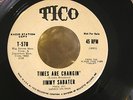 JIMMY SABATER on Tico Promo Times Are Changin' Latin Funk Soul 45 VG++