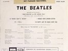 THE BEATLES*A HARD DAY'S NIGHT*1964 SPANISH EP ODEON 16.619 w/STICKER