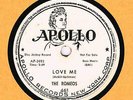 DOO-WOP : THE ROMEOS ON APOLLO WHITE LABEL VINYL 78 461