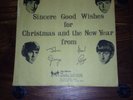 The Beatles FIRST CHRISTMAS RECORD 1963 Flexidisk floppy single 7