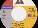 Northern  Soul - Greg Perry - It Takes Heart - Original US Alfa label, MINT 