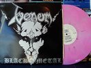 Venom Black Metal LP Original Rare Pink marble press, embossed cover NEAT 1005