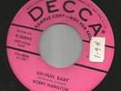 ROCKABILLY POPCORN BW/ TEEN RAB-- BOBBY HAMILTON  --HEAR BOTH- 1959 DECCA PROMO