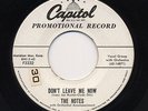 RARE DOO WOP POPCORN Don't Leave Me Now   The Notes CAPITOL WLP LISTEN