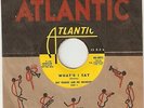 RAY CHARLES . R&B 45 . RARE Yellow X-100 PROMO . What'd I Say 1&2 . EXCELLENT 