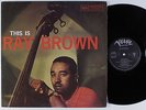 RAY BROWN This Is VERVE LP NM japan pressing