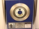 Kim Wilde, View From A Bridge, Single Platin Record, platin Schallplatte goldene