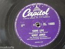 78rpm SONNY JAMES young love / you`re the reason i`m in love CL.14683