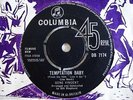 GENE VINCENT * Temptation Baby * COLUMBIA 45 1963