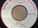 THE U.S. BRITTONS - Come On  RARE Texas TX garage psych brit pop acetate 45 HEAR
