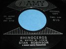STAN ROBINSON Rhinoceros 45 Rare Mod RnB/Soul Popcorn Amy Promo NM- Listen