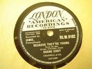  UK LONDON 78RPM-DUANE EDDY-BECAUSE THEY`RE YOUNG -1960 RARITY