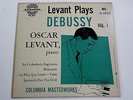 Andy Warhol Rare Cover Art / LEVANT PLAYS DEBUSSY / 1950 COLUMBIA RECORDS 45 rpm