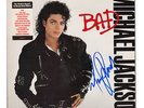MICHAEL JACKSON BAD SIGNED BY ARTIST  VINYL (SLEEVE ONLY) 100% ORIGINAL