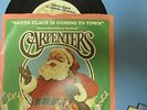 45 RPM RECORD-CARPENTERS=MERRY CHRISTMAS DARLING=SANTA CLAUS IS COMING TO TOWN