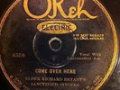 ELDER RICHARD BRYANT Come Over Here OKEH 78 RPM Pre-War Hot Black Gospel Jugband