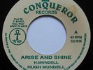 CLASSIC ROOTS Hugh Mundell Arise & Shine UK Conqueror 45 Listen  DENNIS BOVELL