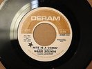 WARM SOUNDS Nite Is A Comin' SMETA MURGATY Psych 45 on DERAM 7519 PROMO COPY