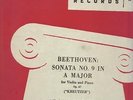BEETHOVEN Sonata no.9 / ADOLF BUSCH - RUDOLF SERKIN  1949 BlueLabel ML 4007 VG+