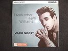 RARE JACK SCOTT EP  I REMEMBER HANK WILLIAMS TOP RANK   NR MINT