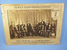 Ben Bernie & Orchestra Cunningham Radio Tubes Store Display Advertising Poster