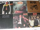 6 AC/DC LP Alben - Back in Black , Powerage , Highway to Hell ,Let there be rock
