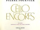 Pierre Fournier Cello Encores with Gerald Moore, piano, 33CX 1644 (VERY RARE)