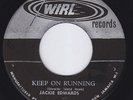 JACKIE EDWARDS Keep On Running RARE ORIG Jamaica 45 Wirl NORTHERN SOUL mod HEAR