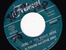 RARE NORTHERN SOUL 45RPM - EL PAULING AND ROYAL ABBIT ON FEDERAL RECORDS