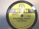 Hank Williams 6 MGM 78 RPM RECORDS