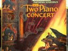 RUDOLPH GANZ & PARTHENIA VOGELBACK two piano concert LP VG Tiffany Chicago 1950s
