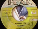 Starlites, Missing You, Peak # 5000, vg-
