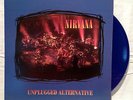 NIRVANA: UNPLUGGED ALTERNATIVE – RARE Blue Marble Vinyl KURT COBAIN