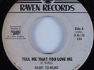 Modern Soul Boogie Vocoder 45 HEART TO HEART Tell Me That You Love Me RAVEN HEAR